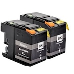 Pack de 2 Brother LC129BK cartuchos de tinta compatibles ultra alta capacidad (Ink Hero)