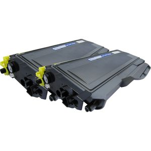 Cartuchos de tóner compatibles Brother TN2120 – negro, alta capacidad, paquete de 2