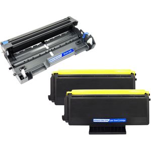 Kit de tóner y tambor compatible Brother TN3280 & DR3200 – alta capacidad, paquete de 3