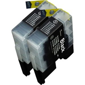 Cartuchos de tinta compatibles Brother LC1240BK – negro, alta capacidad, paquete de 2 (sustituye a LC1220BK)
