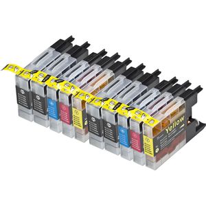 Cartuchos de tinta compatibles Brother LC1280 – capacidad extra alta, paquete de 10