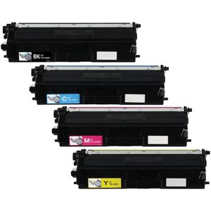 Cartuchos de tóner compatibles Brother TN910 – capacidad ultraalta, paquete de 4