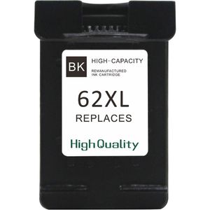 Cartucho de tinta remanufacturado HP 62XL – negro, alta capacidad (C2P05AE)