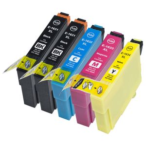 Cartuchos de tinta compatibles Epson 16XL XXL – alta capacidad, paquete de 5