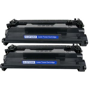 Cartuchos de tóner compatibles HP 26X – negro, alta capacidad, paquete de 2 (CF226X)