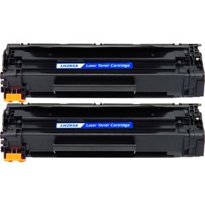 Cartuchos de tóner compatibles HP 85A – negro, capacidad Jumbo, paquete de 2 (CE285A)