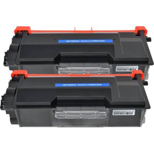 Cartuchos de tóner compatibles Brother TN3480 – negro, alta capacidad, paquete de 2