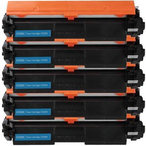 Cartuchos de tóner compatibles HP 30X – negro, alta capacidad, paquete de 5 (CF230X)