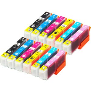 Cartuchos de tinta compatibles Epson 24XL – alta capacidad, paquete de 12