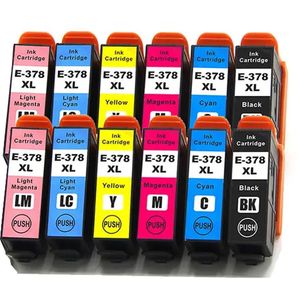 Cartuchos de tinta compatibles Epson 378XL – alta capacidad, paquete de 12