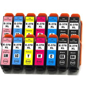Cartuchos de tinta compatibles Epson 378XL – alta capacidad, paquete de 14