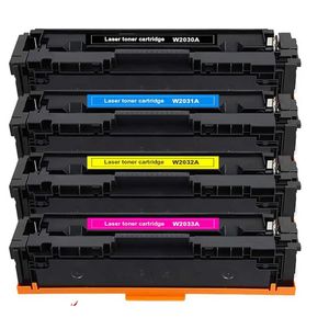 Cartuchos de tóner compatibles HP 415A – paquete de 4