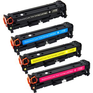 Cartuchos de tóner compatibles HP 312X / HP 312A – alta capacidad, paquete de 4