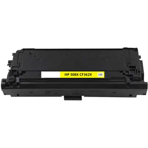 Cartucho de tóner compatible HP 508X – amarillo, alta capacidad (CF362X)