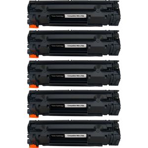 Cartuchos de tóner compatibles HP 78A – negro, paquete de 5 (CE278A)
