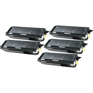 Cartuchos de tóner compatibles Brother TN3170 – negro, alta capacidad, paquete de 5 (sustituye a TN3130)