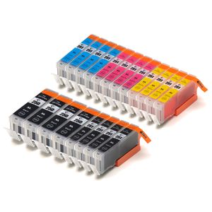 Cartuchos de tinta compatibles Canon PGI-550XL & CLI-551XL – alta capacidad, paquete de 20