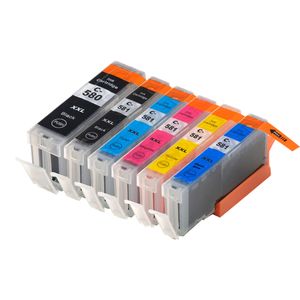 Cartuchos de tinta compatibles Canon PGI-580XXL & CLI-581XXL – capacidad superalta, paquete de 6
