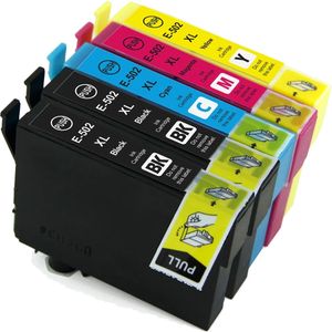 Cartuchos de tinta compatibles Epson 502XL – alta capacidad, paquete de 5