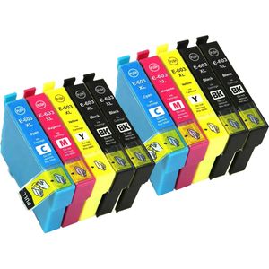 Cartuchos de tinta compatibles Epson 603XL – alta capacidad, paquete de 10