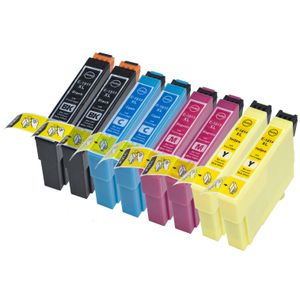 Cartuchos de tinta compatibles Epson 18XL XXL – alta capacidad, paquete de 8