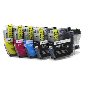 Cartuchos de tinta compatibles Brother LC3211 – alta capacidad, paquete de 5
