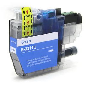 Cartucho de tinta compatible Brother LC3211C – cian, alta capacidad