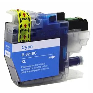 Cartucho de tinta compatible Brother LC3219C – cian, capacidad superalta