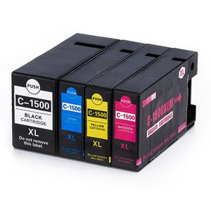 Cartuchos de tinta compatibles Canon PGI-1500XL – alta capacidad, paquete de 4