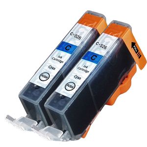 Cartuchos de tinta compatibles Canon CLI-526C – cian, paquete de 2