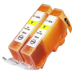 Cartuchos de tinta compatibles Canon CLI-526Y – amarillo, paquete de 2