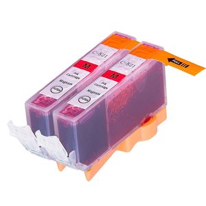Cartuchos de tinta compatibles Canon CLI-521M – magenta, paquete de 2