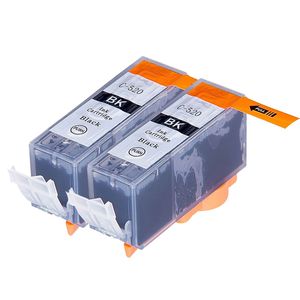 Cartuchos de tinta compatibles Canon PGI-520BK – negro pigmentado, paquete de 2