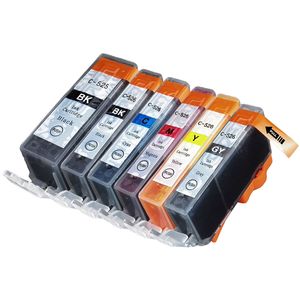 Cartuchos de tinta compatibles Canon PGI-520 & CLI-521 – paquete de 6