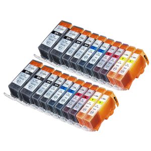 Cartuchos de tinta compatibles Canon PGI-525 & CLI-526 – paquete de 20