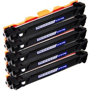 Cartuchos de tóner compatibles Brother TN1050 – negro, paquete de 5