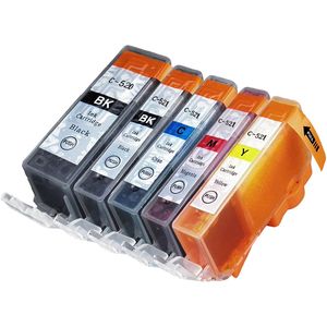 Cartuchos de tinta compatibles Canon PGI-520 & CLI-521 – paquete de 5