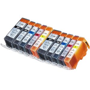 Cartuchos de tinta compatibles Canon PGI-520 & CLI-521 – paquete de 10