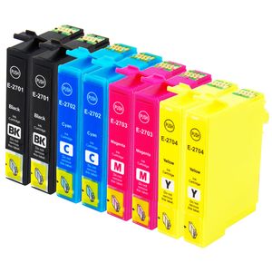 Cartuchos de tinta compatibles Epson 27XL – alta capacidad, paquete de 8