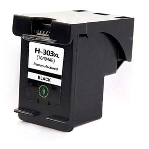 Cartucho de tinta remanufacturado HP 303XL – negro, alta capacidad (T6N04AE)