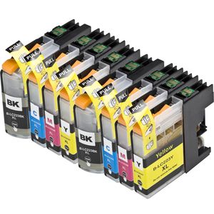 Cartuchos de tinta compatibles Brother LC223 – alta capacidad, paquete de 8 (LC221)