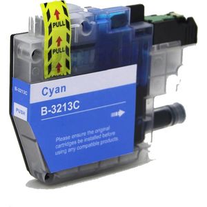 Cartucho de tinta compatible Brother LC3213C – cian, alta capacidad
