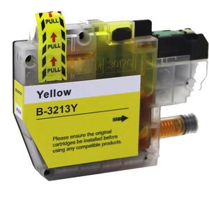 Cartucho de tinta compatible Brother LC3213Y – amarillo, alta capacidad