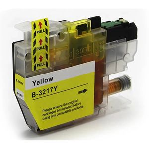 Cartucho de tinta compatible Brother LC3217Y – amarillo, alta capacidad