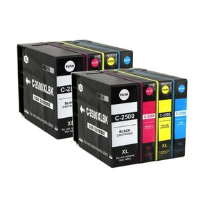 Cartuchos de tinta compatibles Canon PGI-2500XL – alta capacidad, paquete de 8