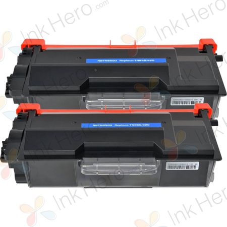 Cartutxos de tòner compatibles Brother TN3480 – negre, alta capacitat, paquet de 2 unitats