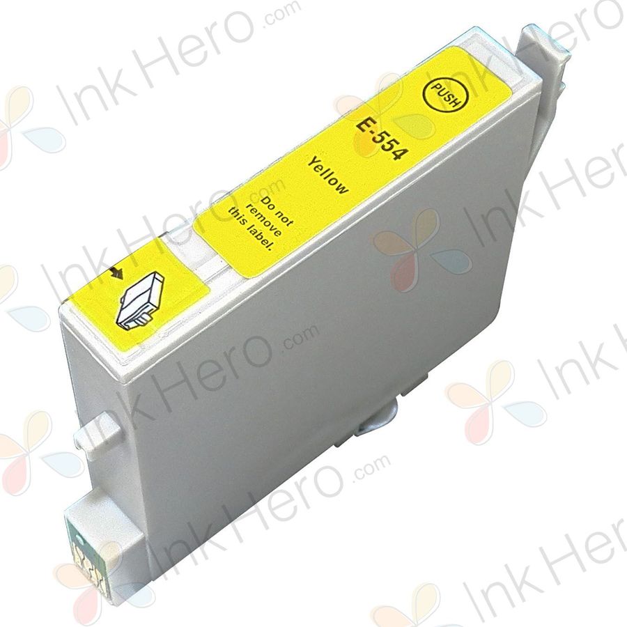 Epson T0554 cartucho de tinta compatible amarillo (Ink Hero)
