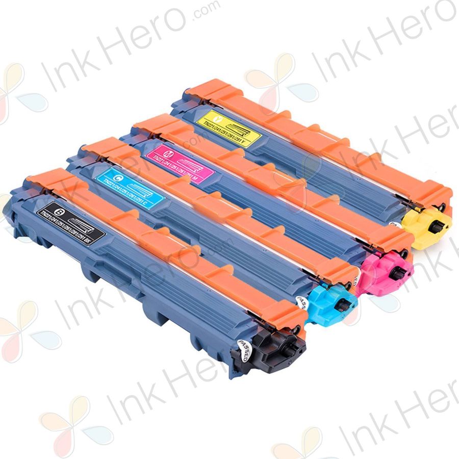 Pack de 4 Brother TN241 & TN245 toner compatibles alta capacidad (Ink Hero)